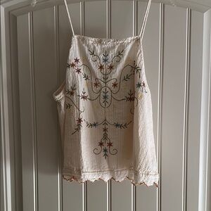 American Eagle Outfitters Floral Embroidered Camisole